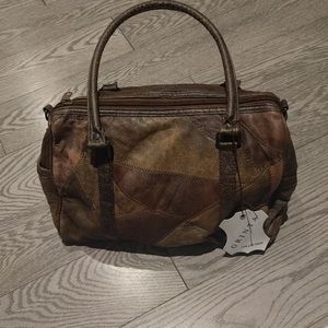 Vintage Genuine leather bag by Grinata🍀🌸